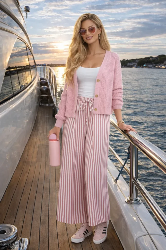 Soft Pink Coastal Outfit Inspo