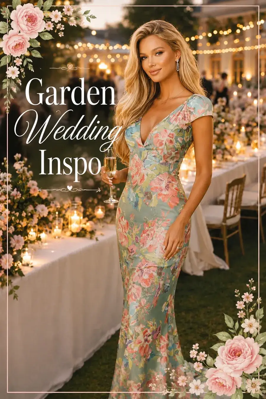 Floral Garden Party Dress